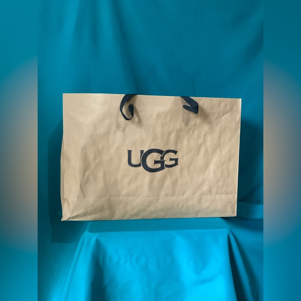 UGG Beige Tote with Black Handles